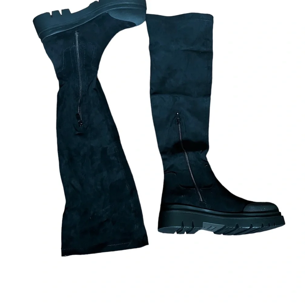 DREAM PAIRS Women's Over The Knee Platform Boots